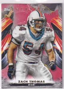 Topps Inception 2024 NFL No. 86 Zach Thomas Red 74/75 - Bild 1 von 2