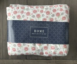Home Reflections 1200 Thread Count Cotton Blend Full 6 Piece Sheet Set Floral Pr - Picture 1 of 3