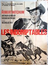 Affiche cinéma film LES INDOMPTABLES Robert Mitchum - 120 x 160 cm