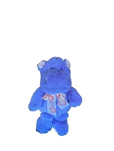 Nilpferd Plüsch Herz Schleife Stofftier lila Nilpferd Ostern Frühling schneller Versand - Bild 1 von 5