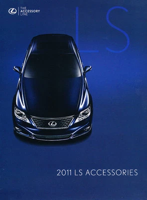 2011 Lexus LS LS460 LS600h Original Car Accessories Brochure Catalog Foto 1 de 2