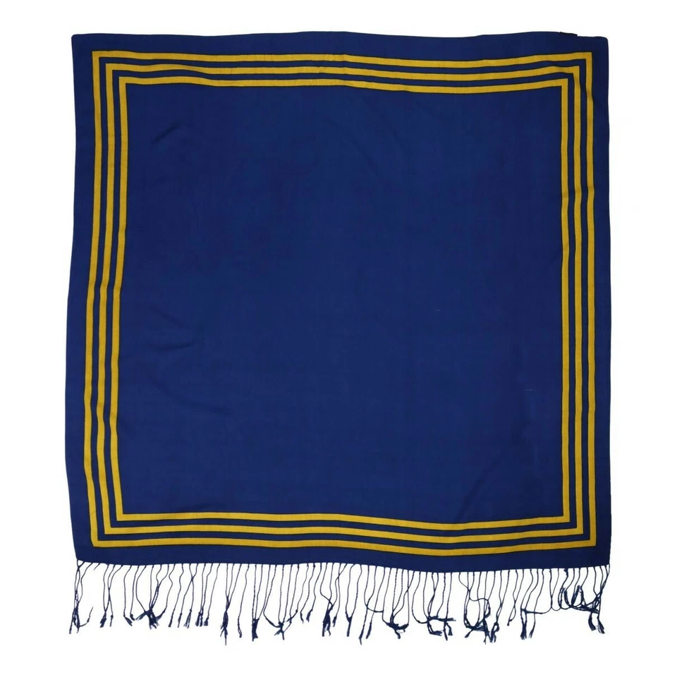 JEAN PAUL GAULTIER LE MALE Rayas Azul Real y Amarillo 100% Viscosa Foto 1 de 2