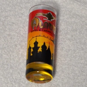 Aladdin Hotel & Casino Las Vegas Shot Glass 4” Tall - Picture 1 of 4