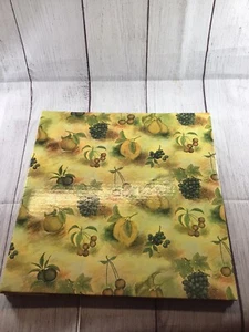 12x12 Scrapbooking Album Fruit Yellow Cover - Picture 1 of 12