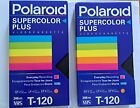 Polaroid Supercolor Plus T-120 VHS lot de 2