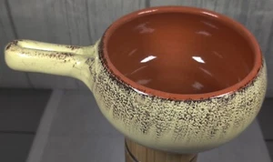 DE SILVA gelber Henkel Suppe Chili Terrakotta Schale Keramik Made in Italy - Bild 1 von 9