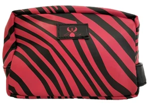 ZEBRA PRINT Sisley Toiletry Travel Cosmetic Make-up Bag Pouch with Handle - Picture 1 of 5
