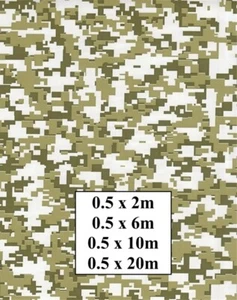 Hydrographic Water Transfer Film - Hydro Dipping Print Pixel Camo - Picture 1 of 1
