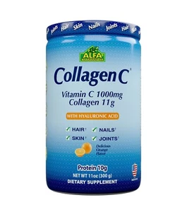 Kollagen C® Hydrolysat Peptide Pulver Ergänzung mit 1.000mg Vitamin C - 11oz - Bild 1 von 4