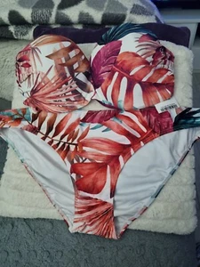 NEXT womens new bnwt BIKINI SET 34 d TOP BOTTOMS 16 bnwt - Picture 1 of 5
