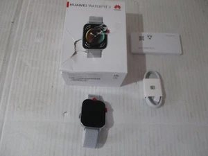 Huawei Watch Fit 3 mit Nylonarmband grau 55020CEG Smartwatch- - Bild 1 von 10