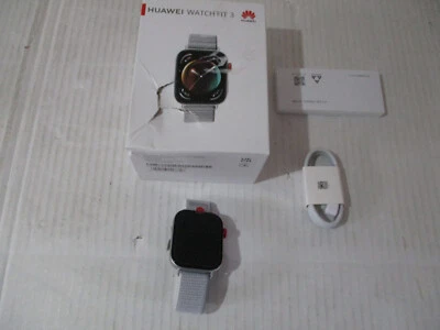 Huawei Watch Fit 3 mit Nylonarmband grau 55020CEG Smartwatch- - Bild 1 von 4