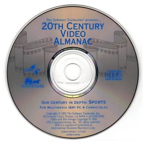 20th Century Video Almanac: Sports (PC-CD, 1993) for DOS/Win - NEW CD in SLEEVE - Picture 1 of 1
