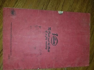 Vintage 1954 Villiers Illustrated Spare Parts List Mark 9E Mark 2L Mark 31C - Picture 1 of 6