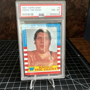 1987 TOPPS WWF #2 Andre The Giant PSA 8 NM-MT - Picture 1 of 2