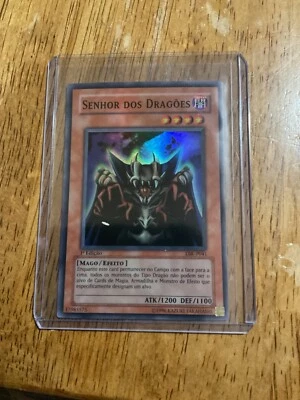 YuGiOh SENHOR DOS DRAGOES Lord Of D Spellcaster HOLO Super RARE DEF-1100 - Image 1 of 2