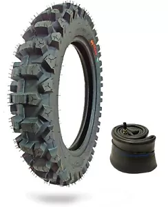Combo de tubo interior 120/80-19 de neumático y 2,5 mm de alta resistencia para motocross todoterreno - Imagen 1 de 2