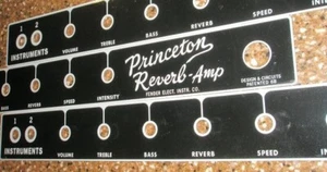 Princeton Reverb BF face plate New! - Picture 1 of 1