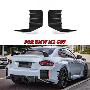 Cubierta de parachoques trasero de fibra de carbono real estilo MP para BMW G87 M2 2023-24 - Imagen 1 de 13