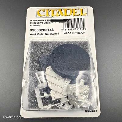 Joseph Bugman World Exclusive Sealed Warhammer Dwarfs Metal 2010 - Image 1 of 4