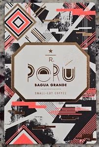 STARBUCKS RESERVE TASTER CARD 2015 " PERU " SMALL LOT COFFEE ZZZ - Picture 1 of 2