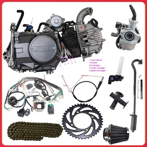 Lifan 125cc Engine Motor Muffler Pipe Chain Full Kit For -/ Trail CT70 CT90 - Picture 1 of 18
