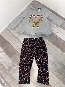 BOUTIQUE SANTA’S FAVORITE MÄDCHEN KLEINKIND LANGARM OUTFIT GRÖSSE 12M - Bild 1 von 6