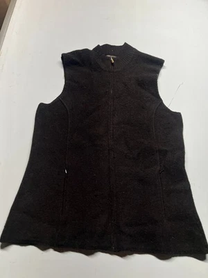 Smartwool Trail Vest Brown Zip-Up Outerwear Merino Wool Rib Womens Size X-Large - Image 1 of 4