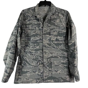 US Air Force Battle Uniform Jacket Coat 38R Army Camo Utility Stripe Military - Picture 1 of 11