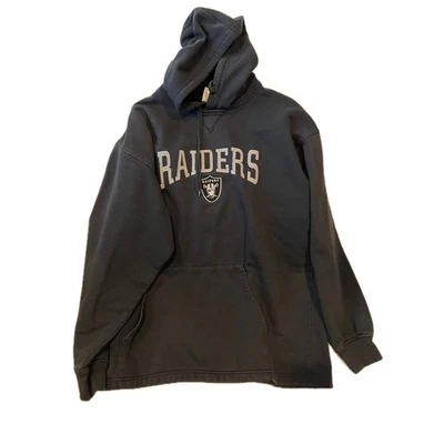 Sudadera con capucha negra del equipo NFL Raiders para hombre L Foto 1 de 3