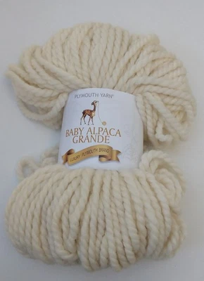 Grueso 100 % Baby Alpaca Grande Luxury Marca Plymouth 100:173831 Foto 1 de 2