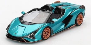 Lamborghini Sin Roadster Blu Uranus in 1:43 scale by True Scale Miniatures - Picture 1 of 3
