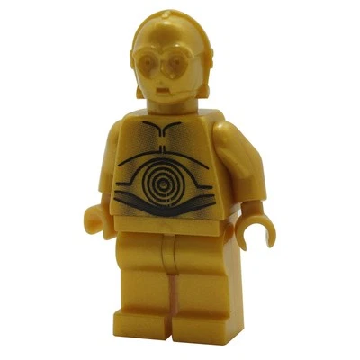 LEGO Star Wars C-3PO Minifigur Perlgold Hände sw0161a - Bild 1 von 3