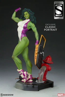 Estatua exclusiva de She-Hulk de Marvel (retrato clásico) LE (60/500) (espectáculo lateral, 2018) Foto 1 de 4