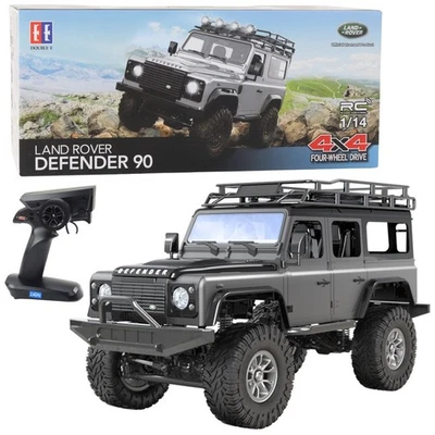 Ferngesteuert RC Land Rover Defender 90 Rock Crawler 1:14 4x4 LED Geländewagen - Bild 1 von 4