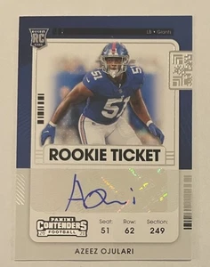 2021 Panini Contenders - Rookie Ticket Azeez Ojulari #169 (AU, RC) - Bild 1 von 2