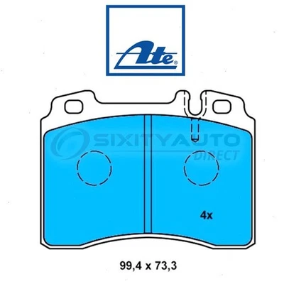 ATE Front Disc Brake Pad Set for 1990-1993 Mercedes-Benz 500SL - Braking ww Foto 1 de 4
