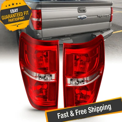 Luces traseras Euro Anzo 311299 negras/rojas para Ford F-150 2009-2014 Foto 1 de 4