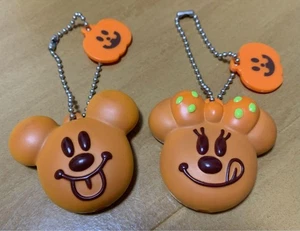Disneyland Gacha Mickey Minnie Bread Keychain Set New Not Used - Picture 1 of 2