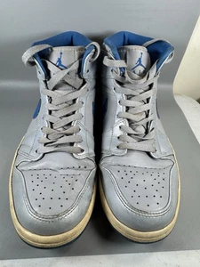 Jordan 1 High Metallic Silver Blue Herren US 9 | Retro Basketball Sneaker - Bild 1 von 15