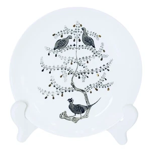 Wedgwood PARTRICCIA IN UN ALBERO DI PERO grigio uccellino verde albero di pero 6 1/2" piattino come nuovo - Foto 1 di 7