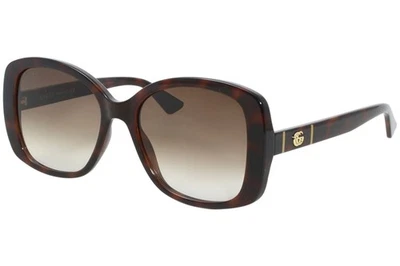 Gafas de sol Gucci-Logo GG0762S 002 para mujer habana/marrón lentes degradadas 56 mm Foto 1 de 4