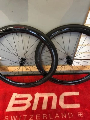 New Deda RS4 DB Carbon Disc Tubeless Wheelset Includes tyres and tubes - Image 1 of 4