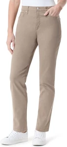 NWT Gloria Vanderbilt Women's Classic High Rise Tapered Jean (Hazelnut,12 AVG) - Picture 1 of 3