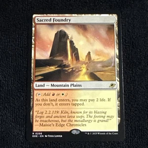Sacred Foundry Edge of Eternities Regular Near Mint EOE 256 - Picture 1 of 3