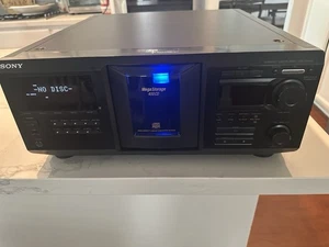 Sony CDP-CX400-400 Disc Mega CD Changer/Player, New Belts,  Tested - Picture 1 of 6
