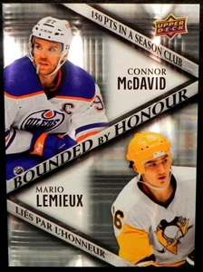 2023-24 Tim Hortons Greatest Duos Bounded By Honour BH-2 Connor McDavid Lemieux - Picture 1 of 1