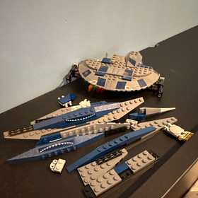 LEGO Star Wars Hyena Droid Bomber Item No: 8016-1 Mostly Complete Set