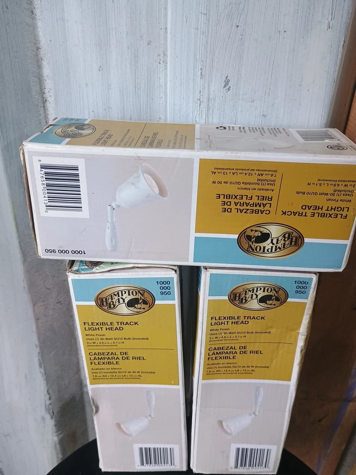 Cabezal de iluminación Hampton Bay Flex Track, blanco (NUEVO) Foto 1 de 1