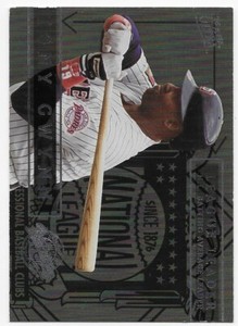 TONY GWYNN 1995 FLEER ULTRA "LEAGUE LEADER" INSERT #6